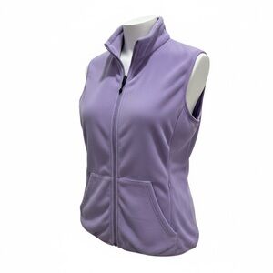 Lavender Fleece Vest